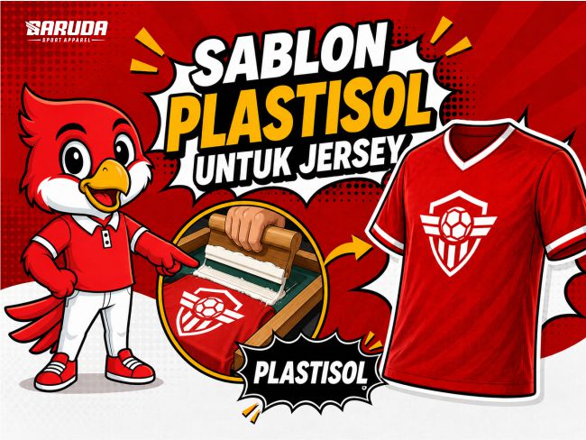 Mengenal Apa Itu Sablon PLASTISOL untuk jersey