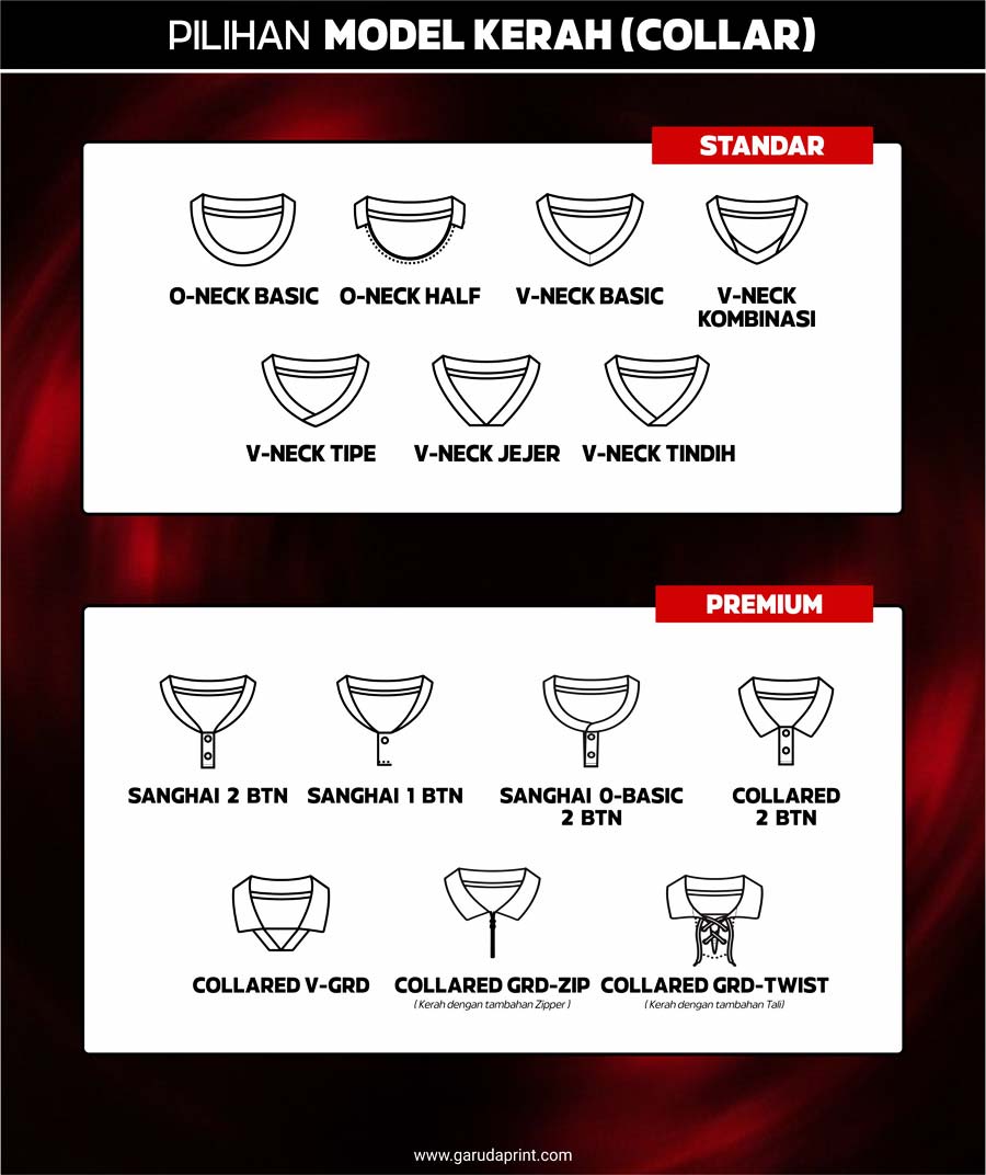 Pilihan Model Kerah untuk Apparel Jersey Futsal
