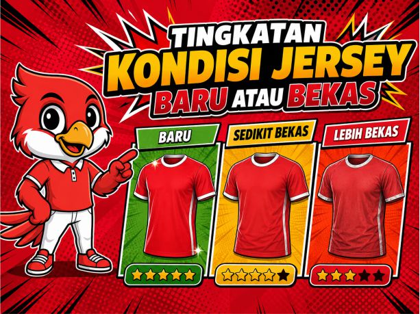 Tingkatan Kondisi Jersey Baru atau Bekas