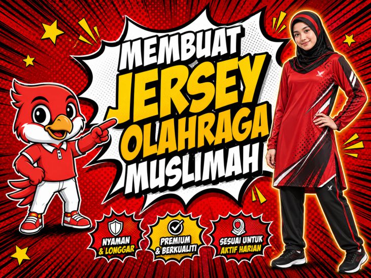 Tips Membuat Jersey Olahraga Muslimah yang Nyaman, Longgar, dan Tidak Menerawang