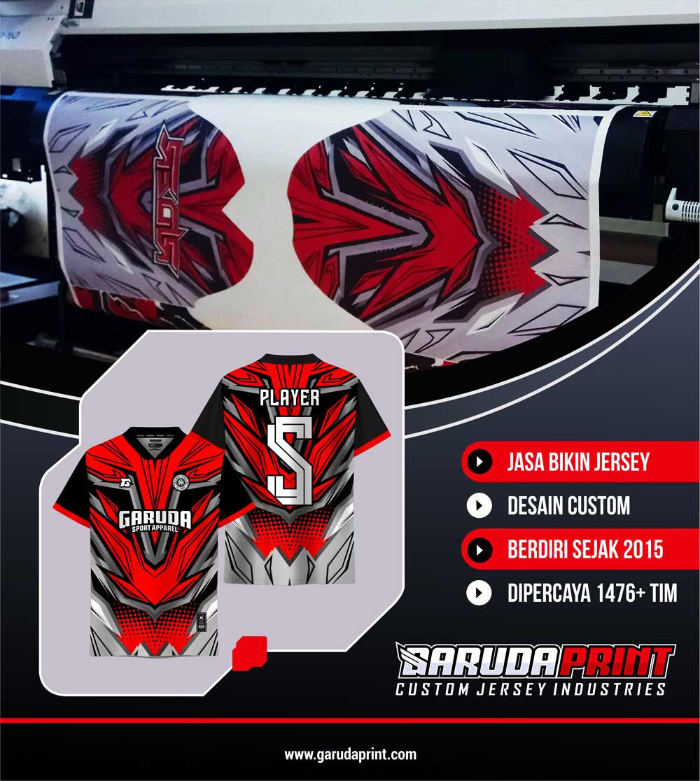 Portofolio jersey printing custom Garuda Print