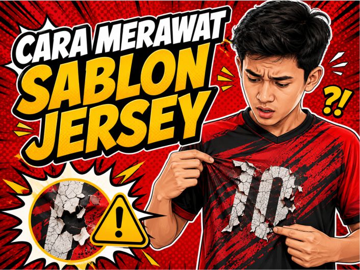cara merawat sablon jersey