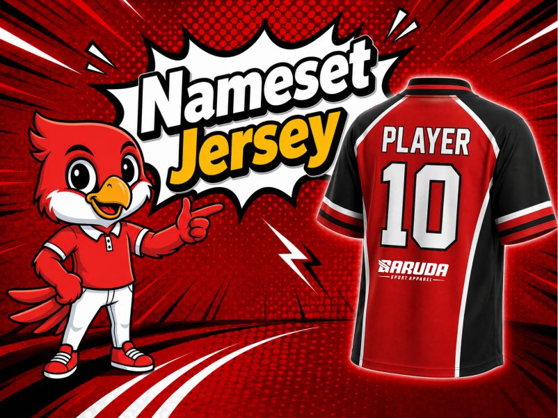 mengenal apa itu nameset jersey