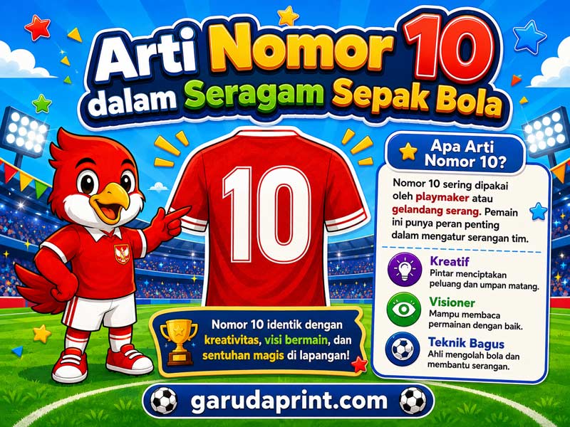 Arti Nomor 10 dalam Seragam Sepak Bola dan Maknanya bagi Pemain
