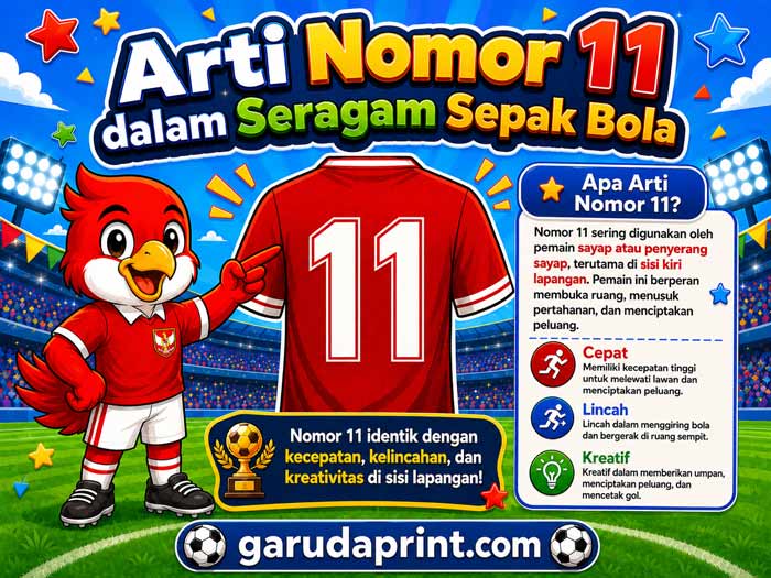 Arti Nomor 11 dalam Seragam Sepak Bola dan Maknanya bagi Pemain