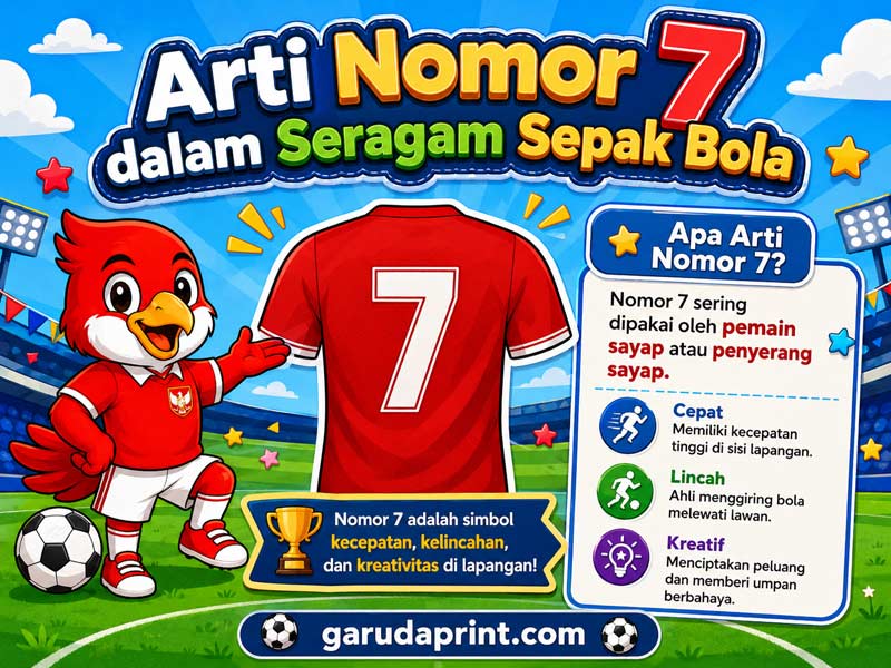 Arti Nomor 7 dalam Seragam Sepak Bola dan Maknanya bagi Pemain