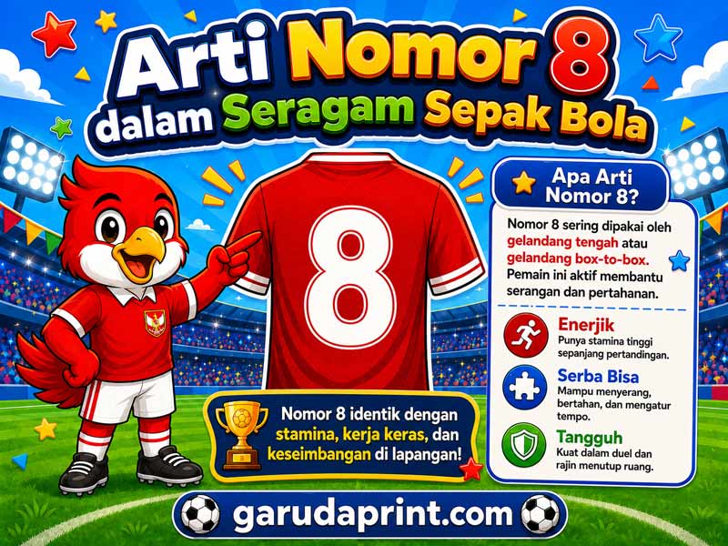 Arti Nomor 8 dalam Seragam Sepak Bola dan Maknanya bagi Pemain
