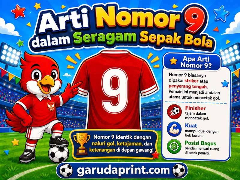 Arti Nomor 9 dalam Seragam Sepak Bola dan Maknanya bagi Pemain