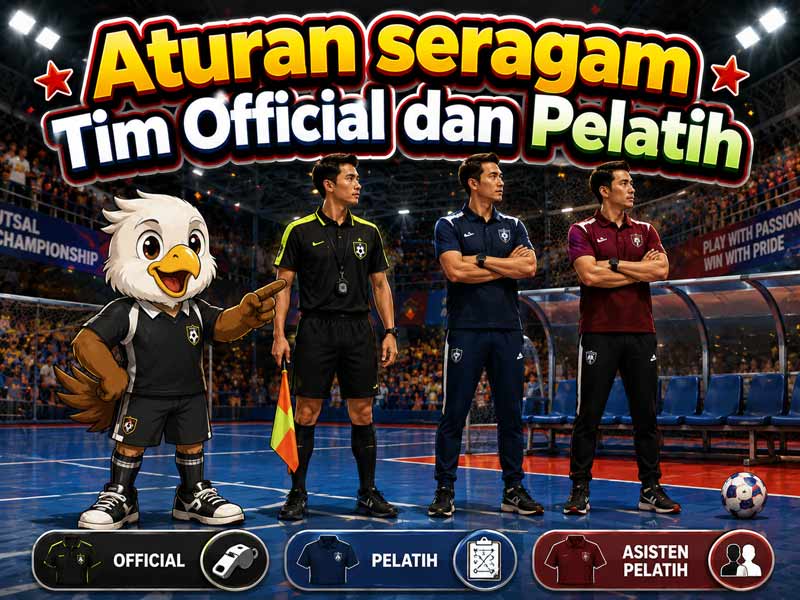 Aturan Seragam Tim Official dan Pelatih