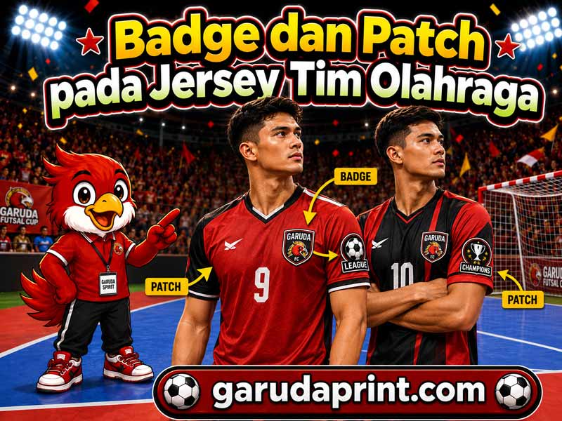 Badge dan Patch pada Jersey Tim Olahraga