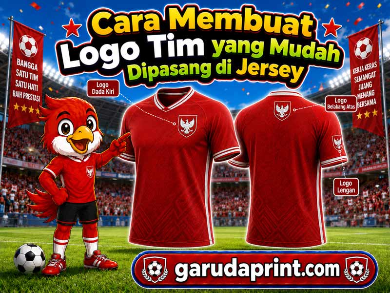 Cara Membuat Logo Tim yang Mudah Dipasang di Jersey