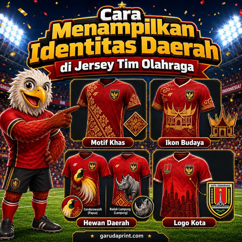 Cara Menampilkan Identitas Daerah di Jersey Tim Olahraga