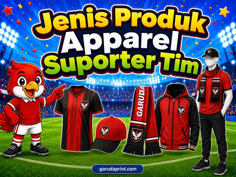 Jenis Produk Apparel Suporter Tim yang Bisa Dijual Klub ke Fans