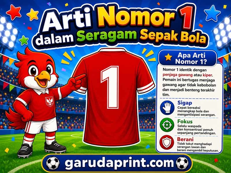 Nomor 1 dalam Seragam Sepak Bola