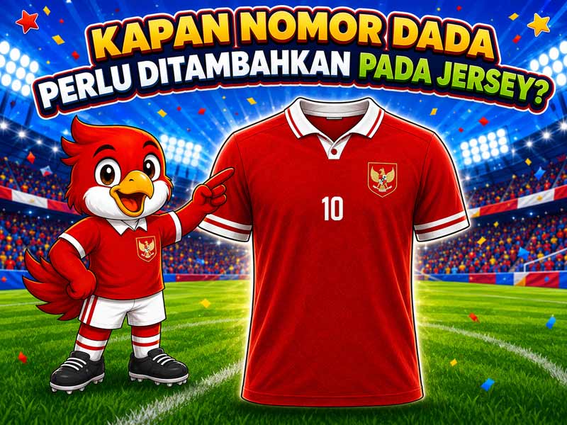 Nomor Dada pada Jersey