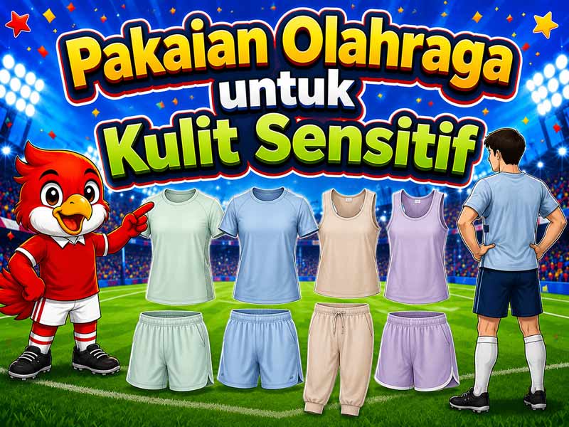 Pakaian Olahraga untuk Kulit Sensitif, Bahan Seperti Apa yang Lebih Aman?