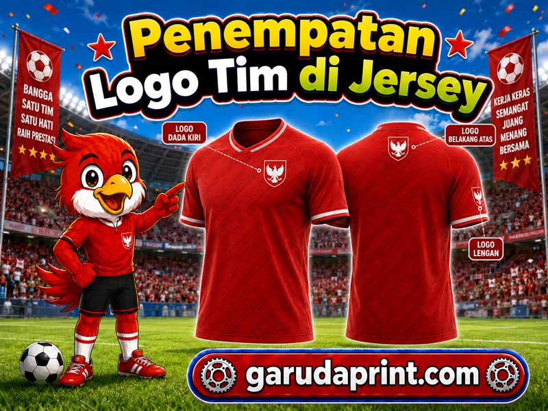 Penempatan Logo Tim di Jersey