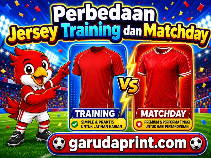 Perbedaan Jersey Training dan Matchday