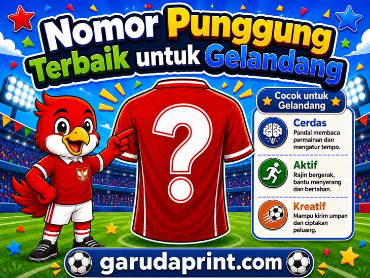 Nomor Punggung Terbaik untuk Seragam Pemain Gelandang